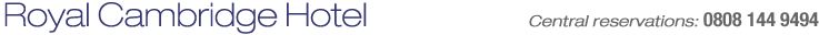 Forestdale Hotels - Central reservations: 0808 144 9494